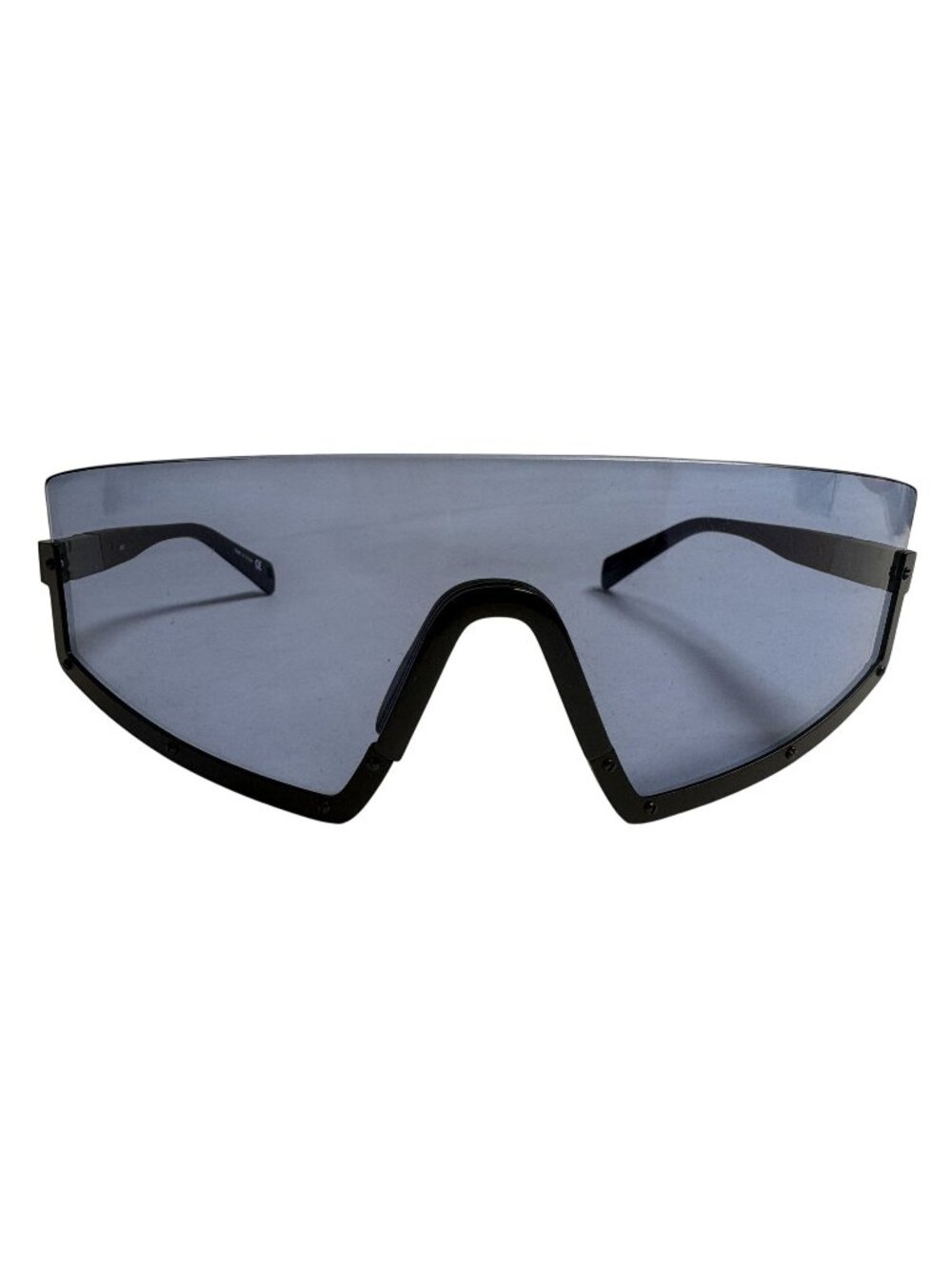 WESTWARD LEANING STUN D-FRAME MATTE-ACETATE SUNGLASSES IN BLUE